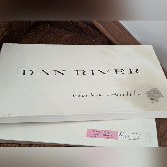 Vintage Dan River  Cotton Made In The USA Sheet & 2 Pillow Cases - Picture 7 of 9